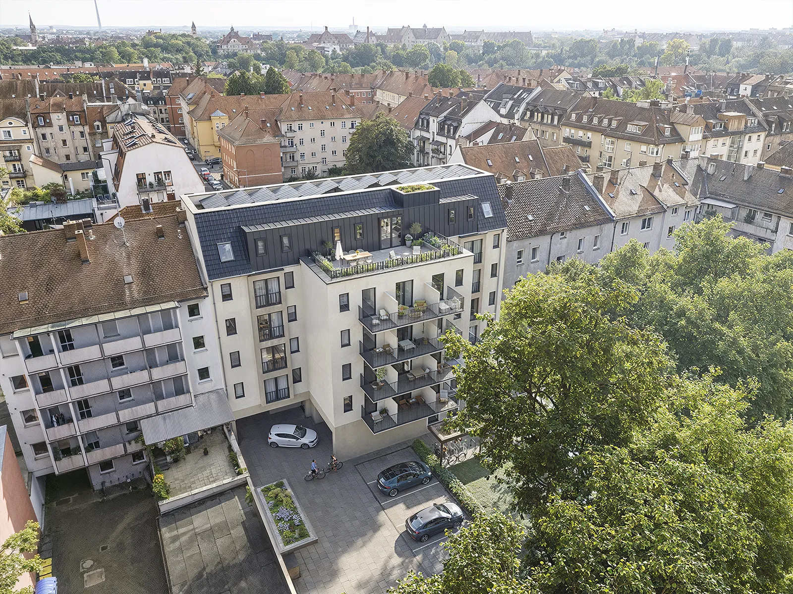 Fotomontage Studentenwohnheim AKADOMUS II, Nürnberg