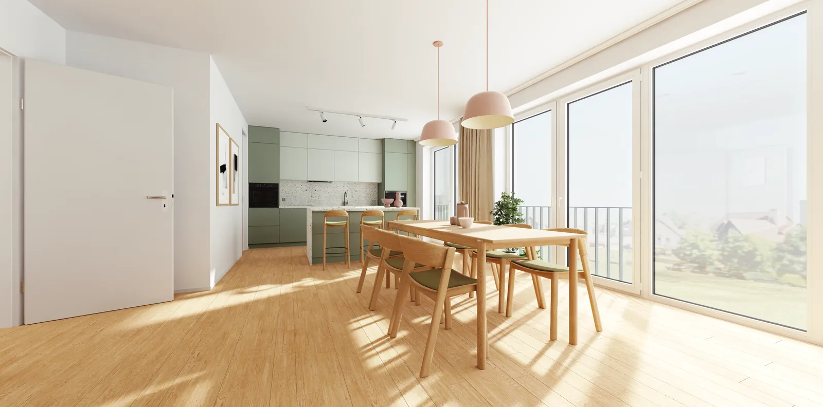 Skandinavische Wohnung